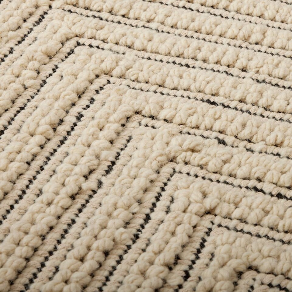 Chevron Knot Rug West Elm UK